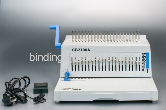 Desk Top Electric Plastic Comb Binding Equipment