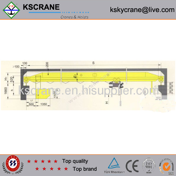 single girder overhead crane LD type 