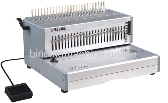 14 inch Paper Size Electric Comb Binding Machine