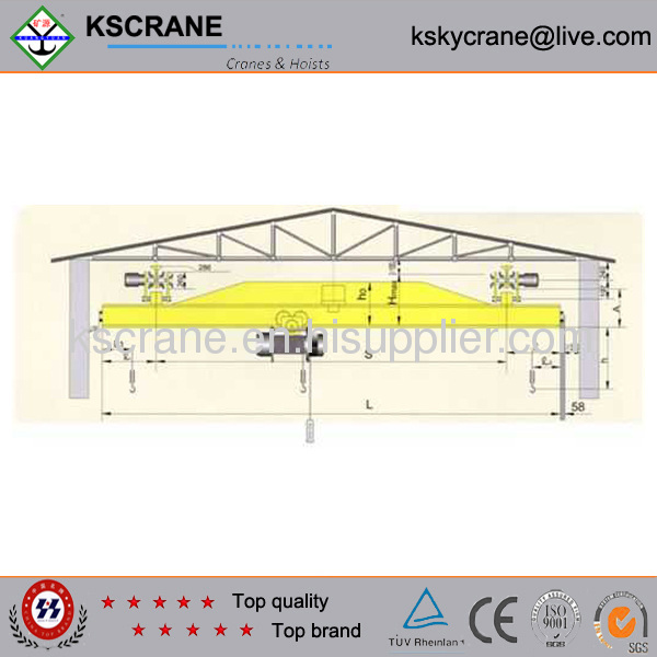 underslung single girder crane 