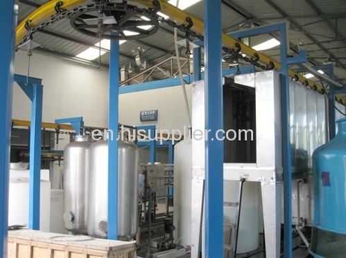 powder coating line for power switch 