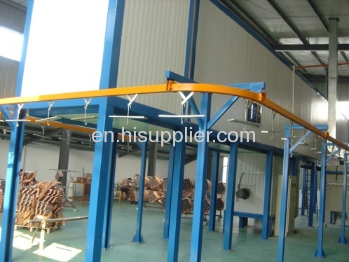 powder coating line for power switch 