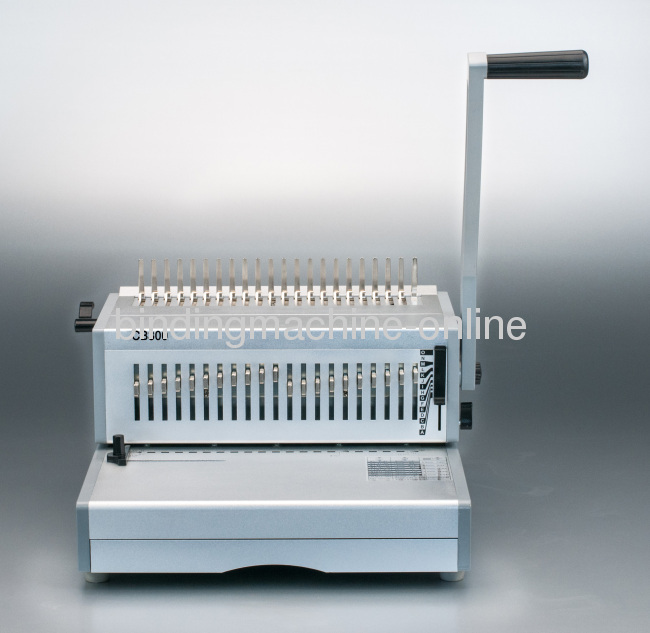 Desk Top Manual Plasctic Comb Binding Equipment
