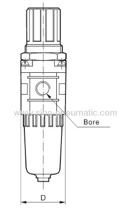 1-10Bar SMC Modular Air Filter Regulator AW2000-02