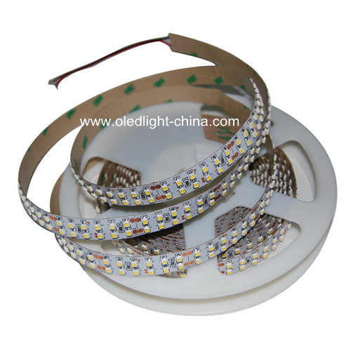 19.2W per meter double line 240 LED strip light ribbon 24VDC CE RoHS ETL