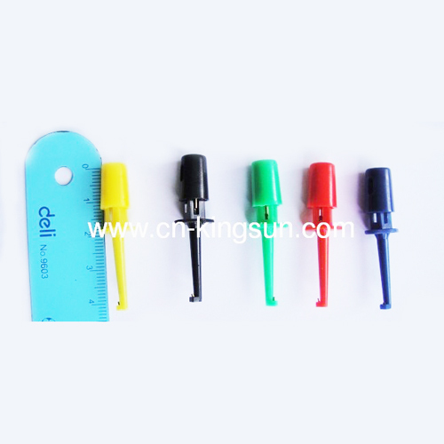 small SMD IC Single Hook Clip Grabbers Test Probe cable for multimeter