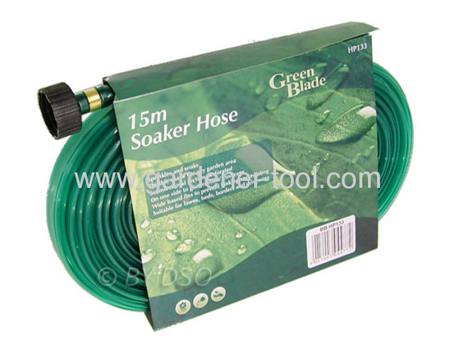 15M Sprinkler Soak Hose W/ Plastic female and male connector 
