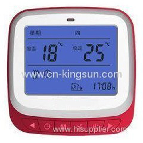 2013 hot sales 7-day programmable thermostat for floor (warm-water) heating system of WSK-9D