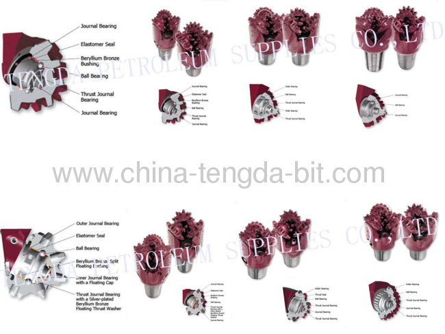 6-1/2TD737 TCI Tricone Bit