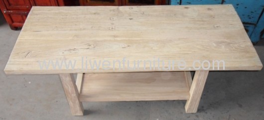 old elm wood cofee table