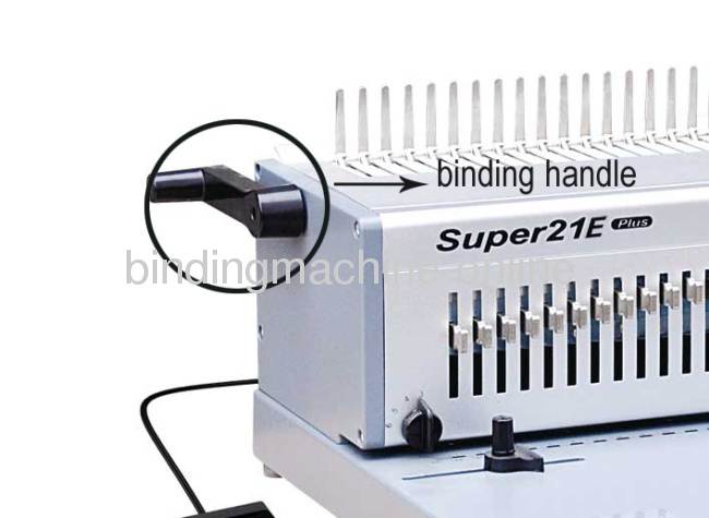 Heavy Duty Alloy Electric Plastic Ring Binding Machine