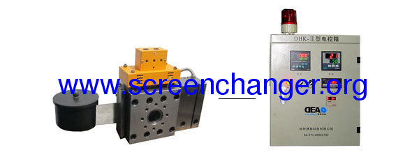 Automatic mesh belt screen changer- use for cast film extrusion