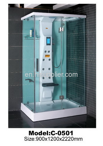 Luxury Bathroom Ozone Shower Steam Cabin
