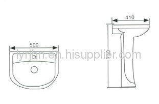 pedestal basin for 2008