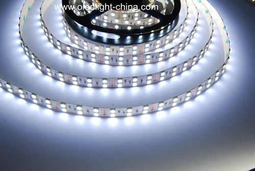 Super bright 28.8W double row 24V 120 SMD5050 LED strip light ribbon