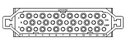 H20A metal heavy duty connector 