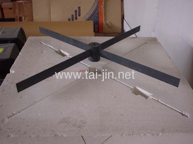 Titanium IrO2-Ta2O5coated leaf anode for cathodic protection 