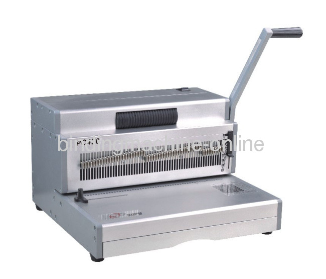 Heavy Duty Single Wire Coil Binding Machine