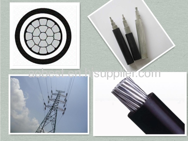 XLPE Power Cable Type RHH or RHW-2VW-1 Aluminum Conductor 2kV