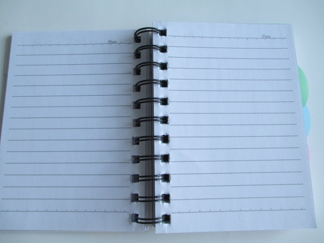 A6 bound spiral notebook