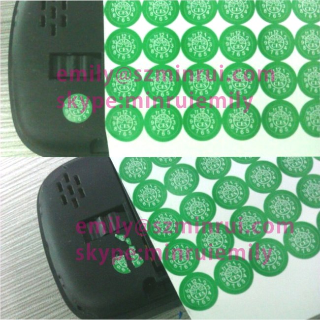 Custom Small Round Date Warranty Sticker,Round Eggskin Destructible Labels with Custom Logo or Name,Fragile Labels