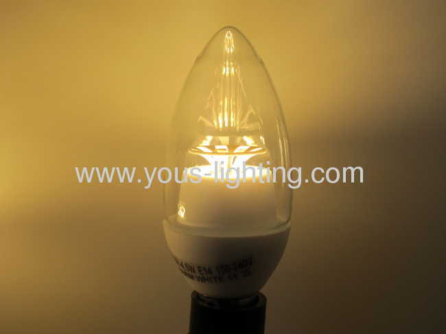 Ceramic candle SMD C37 LED 4.5W E14 Bulb 