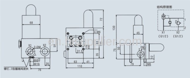 Special purpose valve for hydraulic cylinder