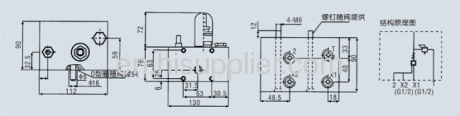 Special purpose valve for hydraulic cylinder