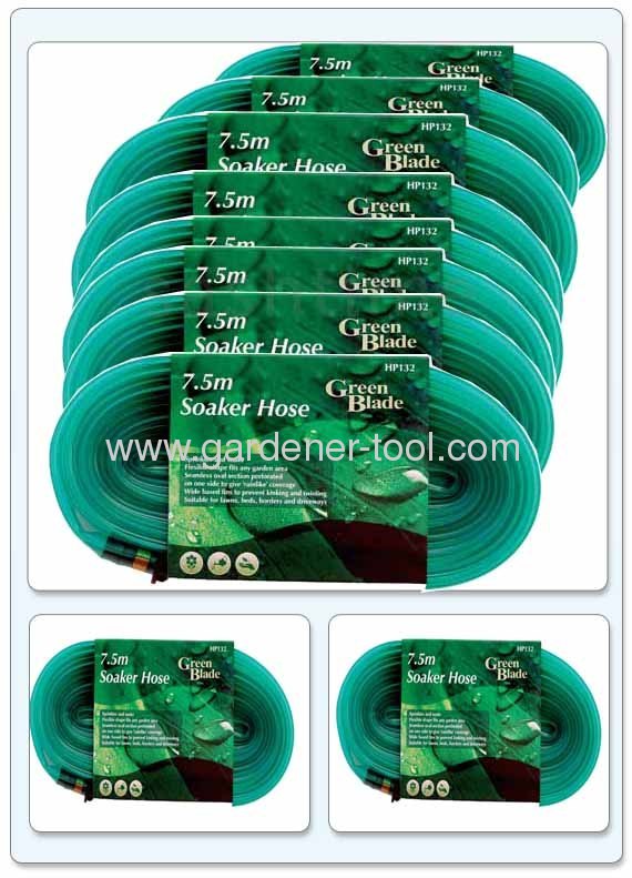 7.5M Garden Water Hose Is 7.5M Soaker Hose With Plastic Connector 