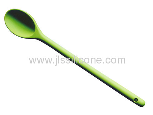 Food grade and dishwasher safe silicone spoon with 12 inch length