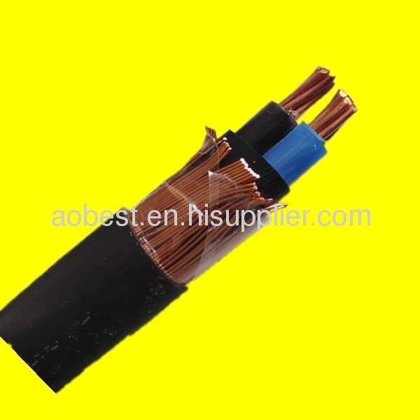 PE/XLPE Insulated PVC Sheath NYCY Concentric Cable 