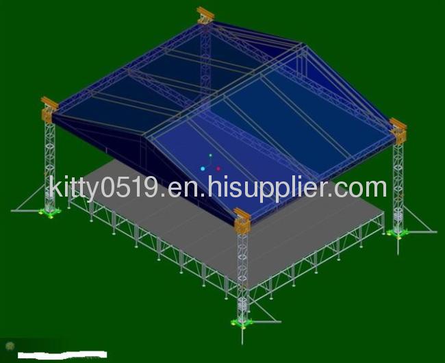 Size:1.22*2.44m outdoor portable stage for car show or fashion show
