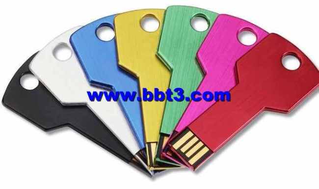 Promotional key shape metal USB drives