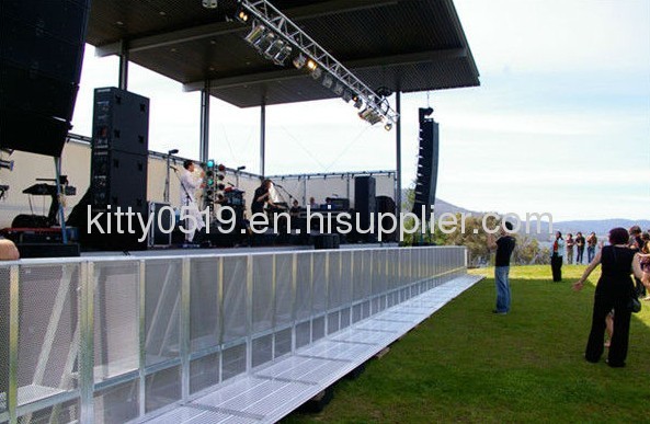 Size:1.22*2.44m outdoor portable stage for car show or fashion show