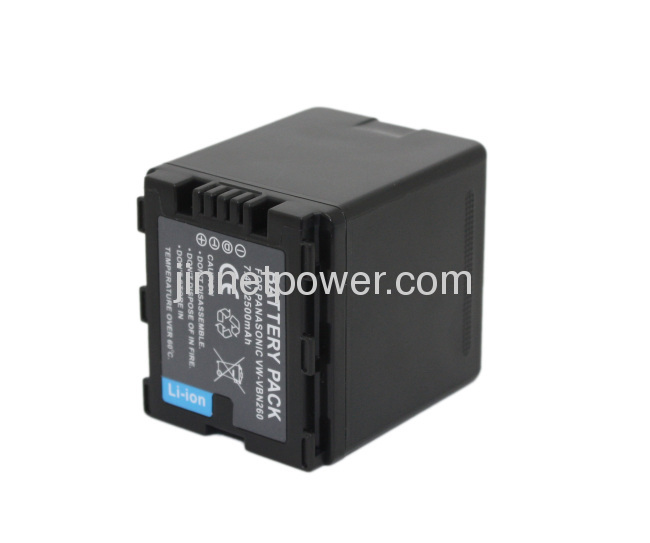 Long life VBN260 camcorder battery for Panasonic HDC-HS900
