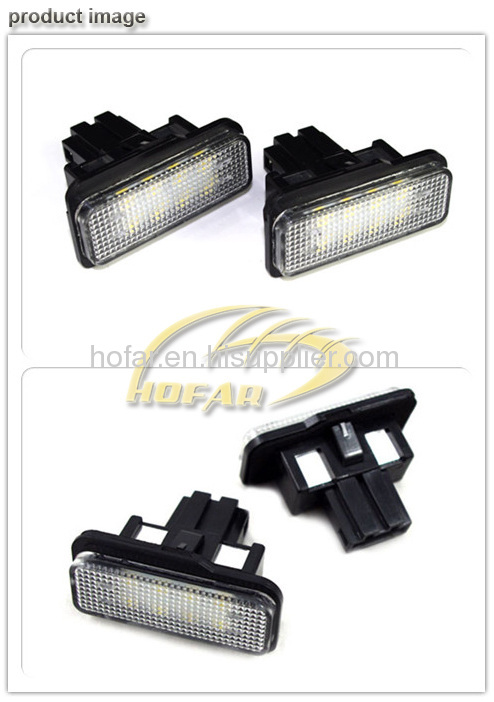 LED Rear Rgistration Plate Lamp for Mercedes-BENZ W203 Estate (5 door), W211, W219