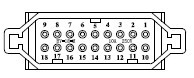 H16A bulkhead mounting Heavy Duty Connector Housings