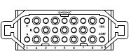 H16A bulkhead mounting Heavy Duty Connector Housings