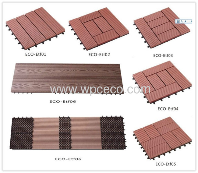 wpc DIY decking tile