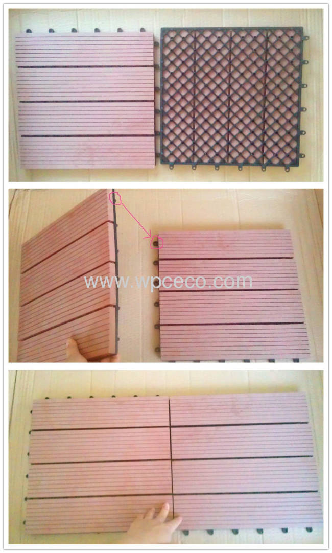 wpc DIY decking tile