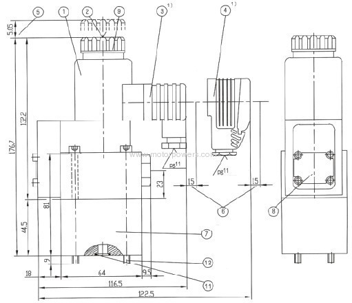 Poppet directional valves, solenoid actuated