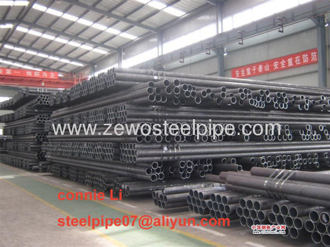cold drawn Carbon Seamless steel pipe with bare surface and packing