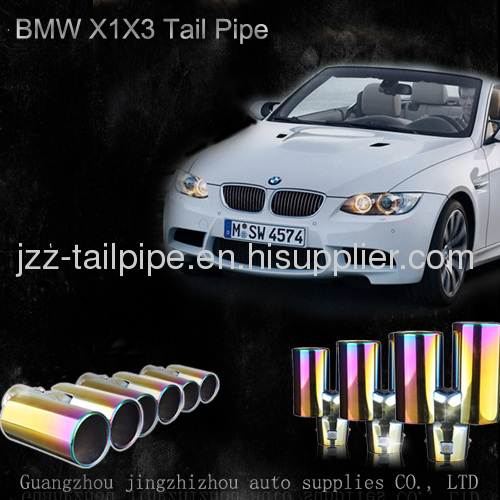 Bluing BMW stainless steel special auto exhaust tailing pipe 