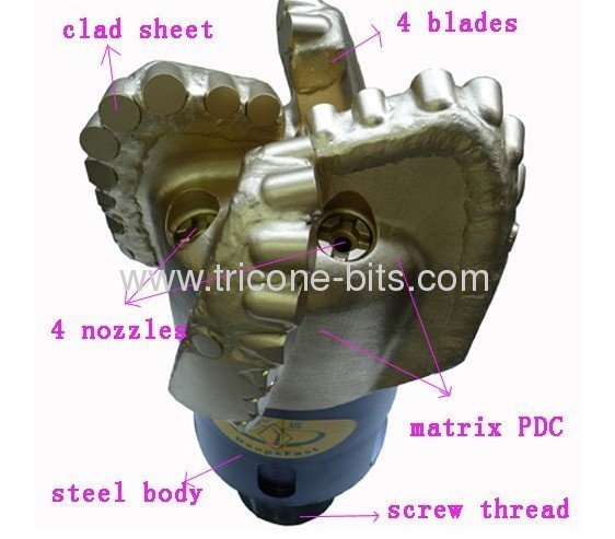 PDC diamond drill bit,Matrix body PDC bit,Diamond compact bit