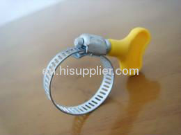 Worm Drive Hose Clamp with Thumb Screw