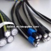 AWG standard ABC power overhead cable quadruplex cable 3*6AWG+1*6AWG