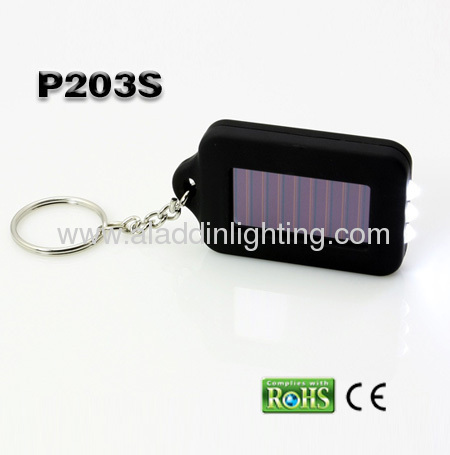 Cheapest promotional ABS LED Solar keychain