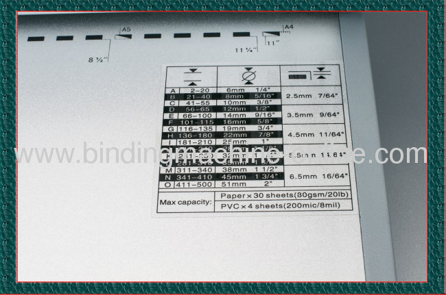 Manual Plastic Ring Binding Machine