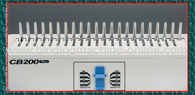 Manual Plastic Comb Binding Machine