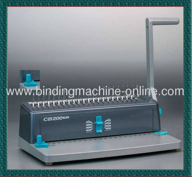 A4 Paper Size Light weight Comb Binding Machine